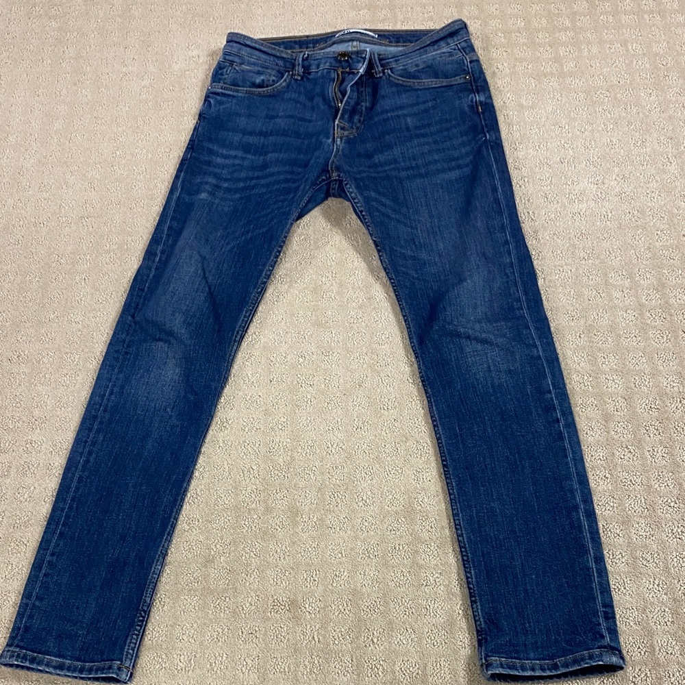 Zara Men's Slim Fit Blue Jeans